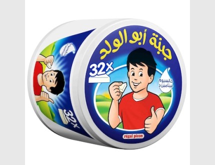 أبو الولد جبنة مثلثات 32 قطعة 480 غرام